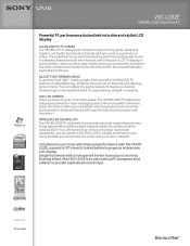 Sony VGC-LS32E Marketing Specifications