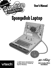 Vtech SpongeBob Laptop User Manual