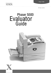 Xerox 5500/YDX Evaluator Guide
