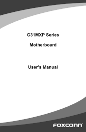 Foxconn G31MXP-K I7 User Manual
