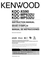 Kenwood KDC-MP632U Instruction Manual