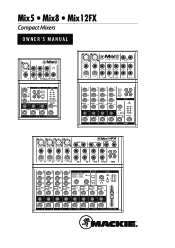 Mackie Mix8 Owners Manual