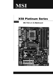 MSI X58 PLATINUM User Guide