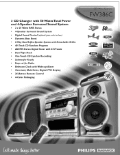 Philips FW386C Leaflet