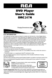 RCA DRC247 User Guide