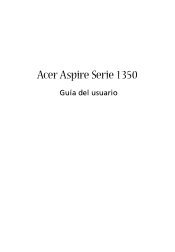 Acer Aspire 1350 Aspire 1350 User's Guide - ES