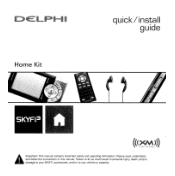 DELPHI SA50004 Quick Installation Guide