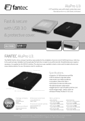 Fantec AluPro U3 Datasheet
