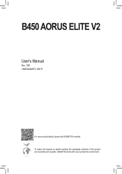 Gigabyte B450 AORUS Elite V2 User Manual