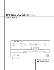 Harman Kardon AVR 120 Owners Manual