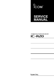Icom IC-R20 Service Manual