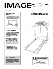 Image Fitness 10.2qi/10.2ql English Manual