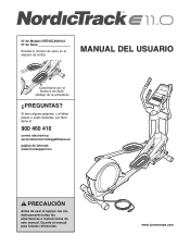 NordicTrack E11.0 Elliptical Spanish Manual