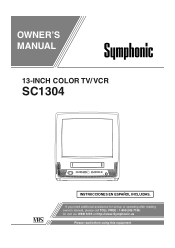 Symphonic SC1304 Owner's Manual