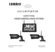 Uniden UDR777HD User Manual