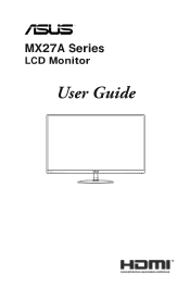Asus MX27AQ MX27A Series User Guide for English Edition