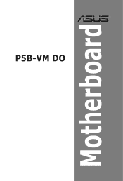 Asus P5B-VM DO P5B-VM DO English Manual E2869