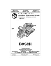 Bosch 1594K Operating Instructions