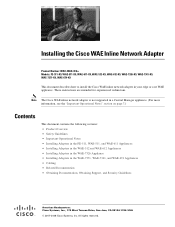 Cisco WAE-612-K9 User Guide