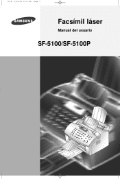 Samsung SF-5100I User Manual (user Manual) (ver.1.00) (Spanish)