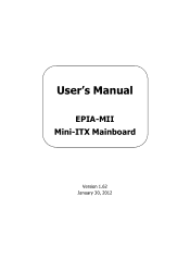 Via EPIA-MII12000G User Manual