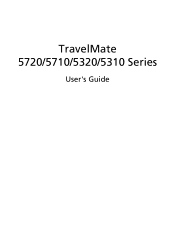 Acer TravelMate 5320 TravelMate 5710, 5720, 5720G User's Guide EN