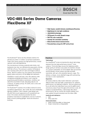 Bosch VDC485V0420S Brochure