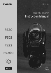 Canon 3421B001 FS20/FS21/FS22/FS200 Instruction Manual