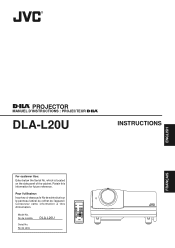 JVC DLA-L20U DLA-L20U User instruction manual (2.6MB)