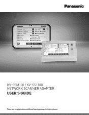 Panasonic KV-SSM100 User Guide