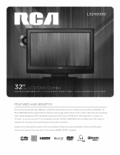 RCA L32HD35D Spec Sheet