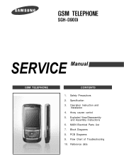 Samsung SGH D900i Service Manual