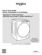 Whirlpool WHD862CHC Owners Manual