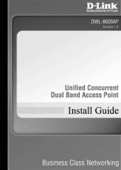 D-Link DWL-8600AP Installation Guide