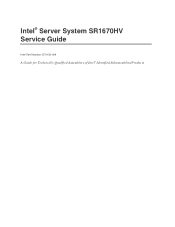 Intel SR1670HV Service Guide
