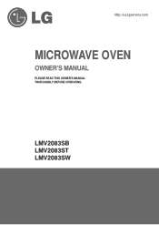 LG LMV2083SB Owner's Manual