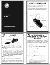 Motorola H390 User Manual