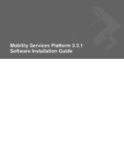 Motorola MSP3-CNTRL-SW-1 Software Setup Guide