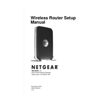 Netgear WNDR3300v1 WNDR3300 Setup Manual
