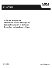 Oki C330dn C330/C530 Software Setup Guide (English, Fran栩s, Espa?ol, Portugu鱩