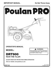 Poulan DRT900 User Manual