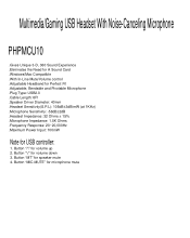 Pyle PHPMCU10 PHPMCU10 Manual 1