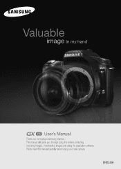 Samsung GX-1S User Manual (user Manual) (ver.1.0) (English)