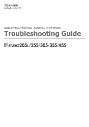 Toshiba ESTUDIO355 Troubleshooting Guide