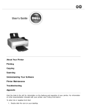 Dell 928 All In One Inkjet Printer User Guide