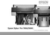 Epson Stylus Pro 9890 Designer Edition Quick Reference Guide