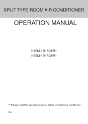 Haier H2SM-18HA03 User Manual