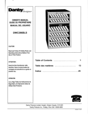 Danby DWC286BLS Product Manual