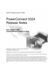 Dell PowerConnect 5324 Release Notes