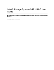 Intel SSR212CC User Guide